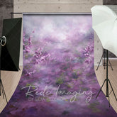 Aperturee - Aperturee Abstract Misty Elagant Purple Lavender Sweep Backdrop
